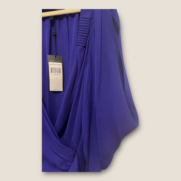 NWT: BCBGMAXAZRIA SILK WRAP TOP WITH OPEN SLEEVES, SZ: S - Picture 4 of 14